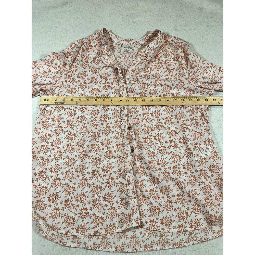 Jachs Girlfriend Women’s M Floral Botanical Print Boho Button Down Blouse - Picture 5 of 7